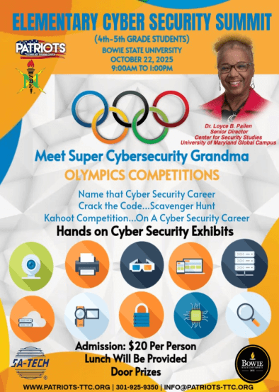 Elementary Cyber Security Summit Oct 22, 2025