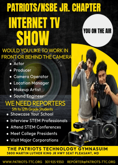 Patriots Internet TV Show Flyer