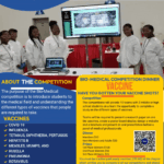 Patriots 2026 BioMedical Flyer Showing 4 girls in lab coats presenting