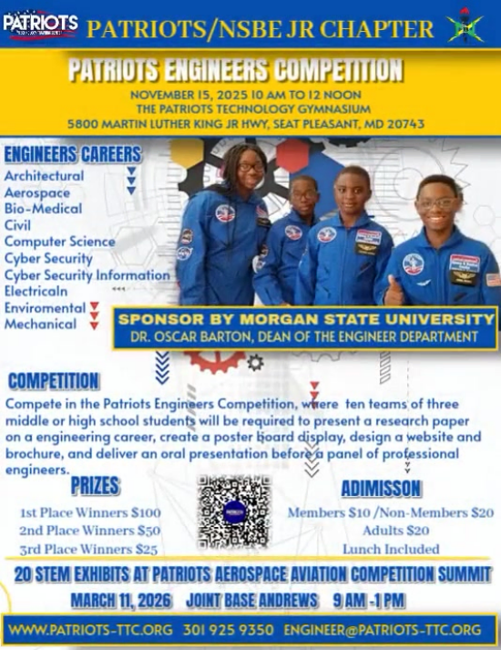 Engineering Competition kickoff flyer