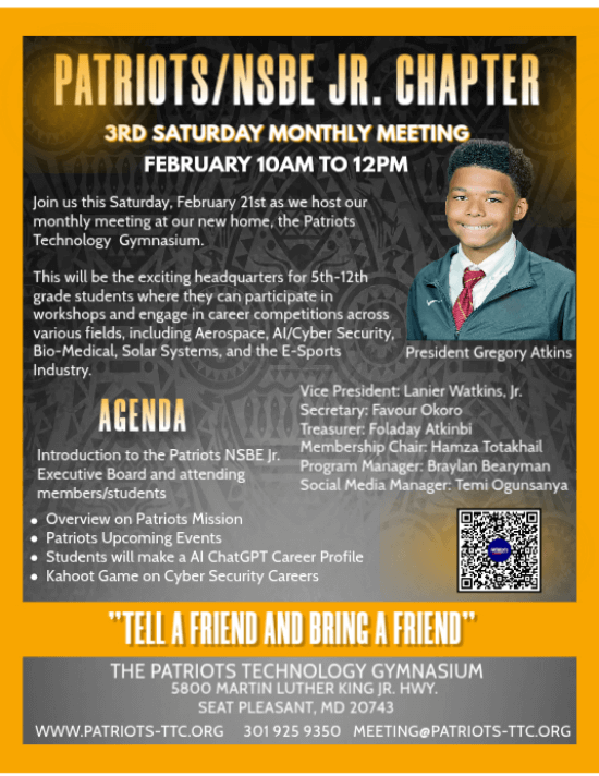 Patriots 3rd Saturday Monthly Meeting