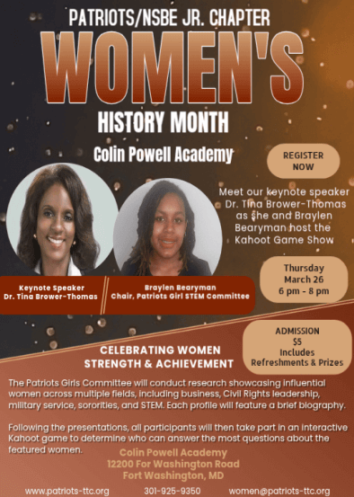 Womens History Month Flyer