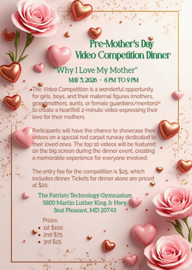 Mothers Day Competition and Dinner 2026