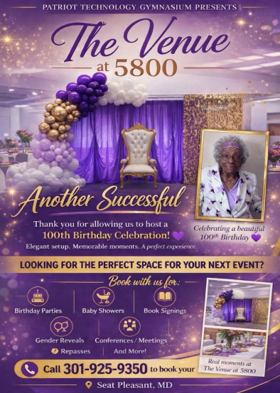 100th Birthday Flyer