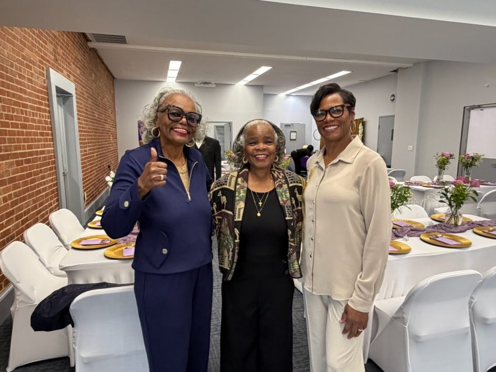 3 women at the 100 Year Birthday Event at The Venue