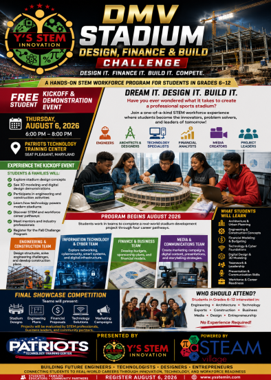 DMV Stadium Kickoff Flyer