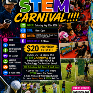 STEM Carnival July 25th, 2026 Flyer
