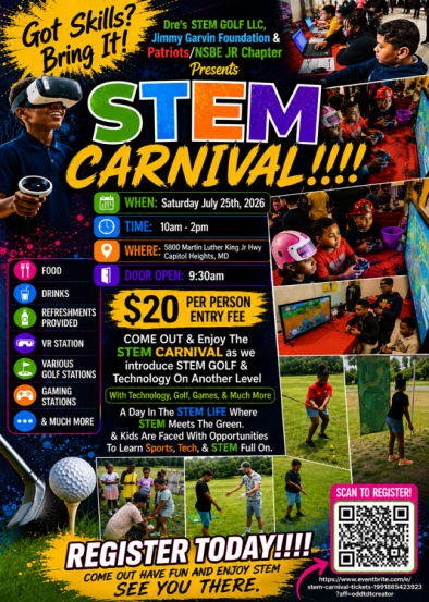 STEM Carnival July 25th, 2026 Flyer