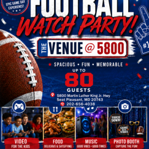 2026 FIFA Watch Party for the final game flyer